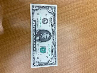 1988 A $5 Green Sea Federal Reserve Note Five Dollar Bill Rare Old Money