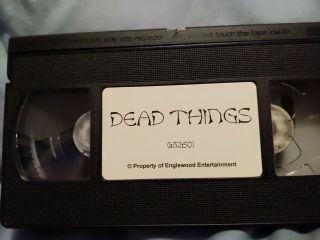 Dead Things Todd Sheets SOV Horror Rare Englewood Entertainment 3