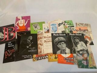 Rare Theater Programs,  Playbills From Early 50 