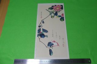 Ukiyo - E Japanese Woodblock Print Q - 12 " Hiroshige "