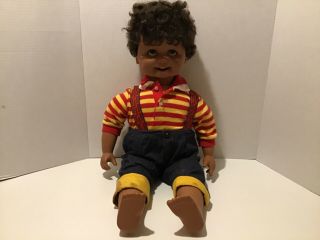 Playmates Corky Cricket’s Brother Rare Black African American Talking Doll 1986
