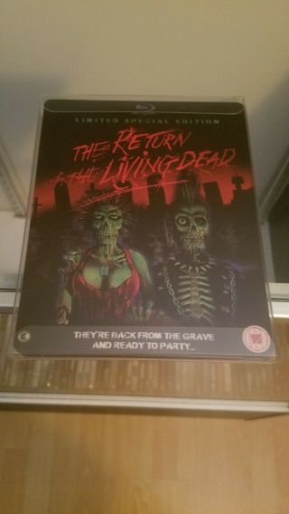 Rare Limited Edition The Return Of The Living Dead Steelbook Second Sight Dent