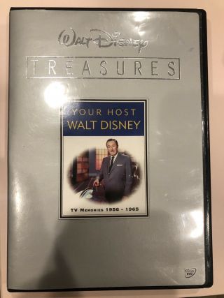 Walt Disney Treasures: Your Host Walt Disney Dvd (2006) No Tin Rare