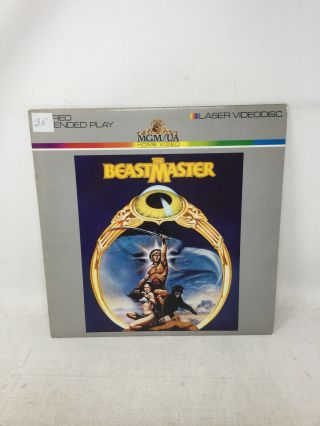 The Beastmaster Laserdisc Very Rare Great Fantasy Action Flick Awesome Fun