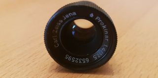 Carl Zeiss Jena Prokinar 17,  5mm F1.  4 Lens - Rare
