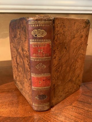 1824 “psyche” A Tragi - Comedy Ballet In Five Acts - Of Moliere Antique Book