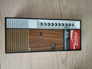 Rare Vintage 1970s Coca Cola Transistor Cooler Radio Jack Russell Japan Portable