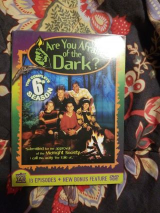 Are You Afraid Of The Dark Season 6 Dvd Nickelodeon Rare Oop