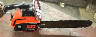 Lancaster Pump Sla 20 Rare Chainsaw Does Not Run Parts Has Compress