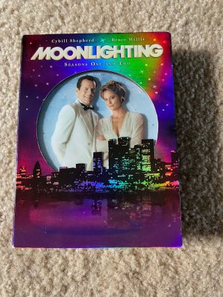 Moonlighting - Seasons 1 & 2 (dvd,  2005) - Bruce Willis - Region 1 Rare Oop