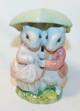 Rare 1989 Royal Albert Beatrix Potter Goody & Timmy Tiptoes Figurine