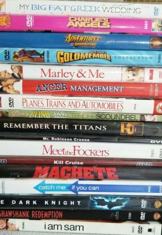 34 COMEDY,  DRAMA,  ACTION DVD ' S,  some rare titles,  great shape 3