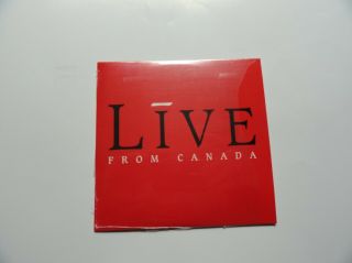 Live From Canada Rare 5 Track Promo Cd In Card Sleeve 1997