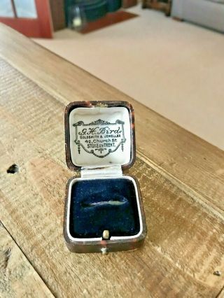 Antique Ring Box.  Vintage Jewelry Box.  Antique Jewellery Box.  Vintage Ring Box