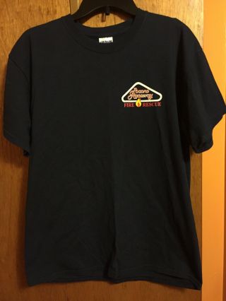 Rare Pocono Raceway Fire Rescue T Shirt Nascar Racing 500 Size Medium Dept.
