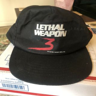 Lethal Weapon 3 Hat 1992 Promo Warner Video Store Rare Cap Promotional