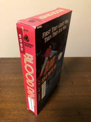 Blood Diner VHS Vestron Rare Horror Gore Jackie Kong Lightning Pictures 2