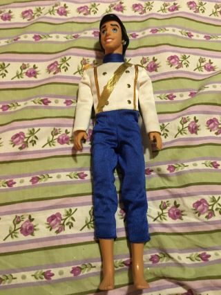 Vintage Very Rare Prince Eric 12 Inch 1968 Doll Disney Mattel Inc