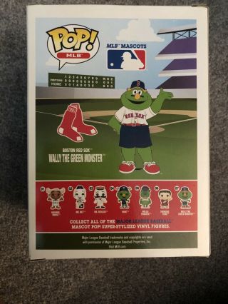 Funko Pop MLB Mascots Wally The Green Monster VAULTED RARE 2014 Release 3