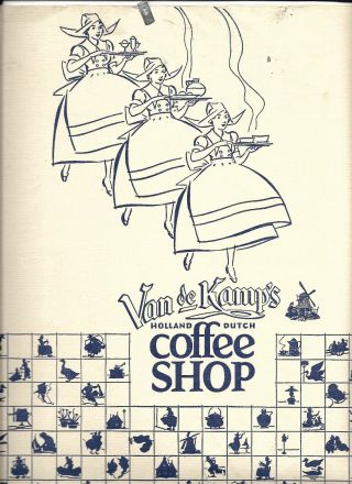 Rare Vintage Van De Kamp 