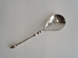RARE GUILD OF HANDICRAFT STERLING SILVER PLANISHED SPOON 1965 ARTS CRAFTS 2