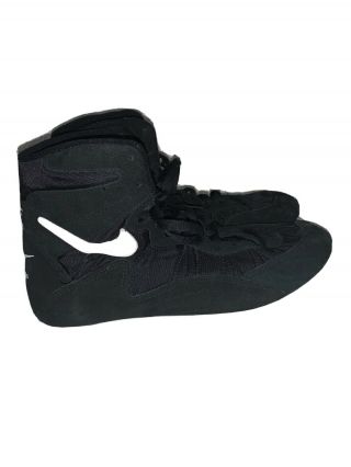Rare Vintage Nike Wrestling Shoes Size 10 Black