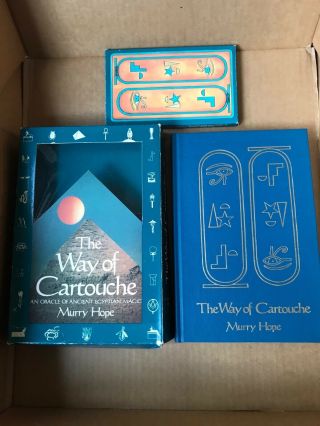 The Way Of Cartouche Tarot Card Oracle Complete Set 1985 Rare By Murry Hope