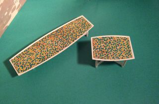 Vintage Barbie Go - Together Mosaic Top Side Table And Coffee Table Read