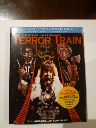 Terror Train (blu - Ray Disc,  2012,  2 - Disc Set,  Collectors Edition) Rare & Oop