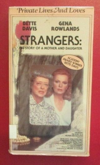 Strangers: The Story Of A Mother And Daughter (vhs 1985) Rare
