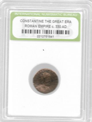 Rare Old Ancient Antique Constantine Great Roman Empire Era Invest War Coin Y223