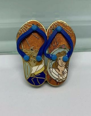 Disney Shopping Beauty & The Beast Belle’s Prince Sandals Series Pin Le 250 Rare