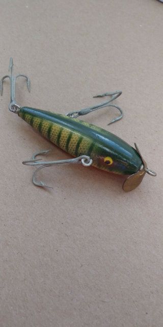 Rare Vintage Tackle Box Fishing Lure Horrocks Ibbotson 3 Hook Minnow