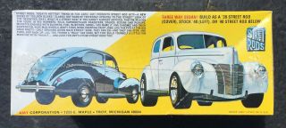 Rare NOS Factory 1939 Ford Deluxe Tudor Sedan Kit from 1975 by AMT 2