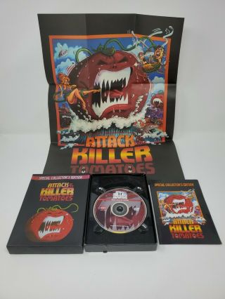 Attack Of The Killer Tomatoes Dvd Special Collectors Edition W/poster Rare Oop