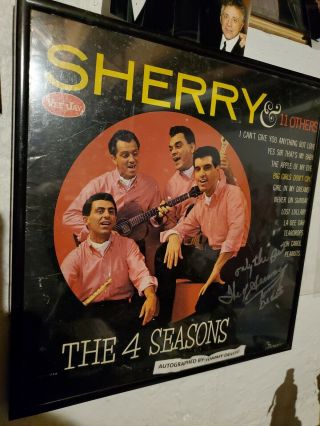 Sherry 4 Seasons Rare Album Signed By Founder Hall Of Famer Tommy Devito