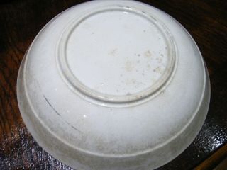 Antique Early Spongeware bowl nicely decorated / portneuf DIA 20CMX4.  5 cm high 2