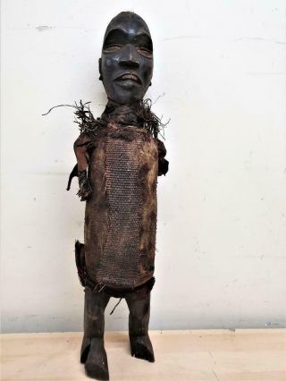 African Tribal Bakongo Face Figure Dr Congo.  Fes - Lcy 4261