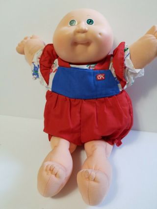 Vintage Coleco Cabbage Patch Kid Baby Doll Cute Cpk Clothing