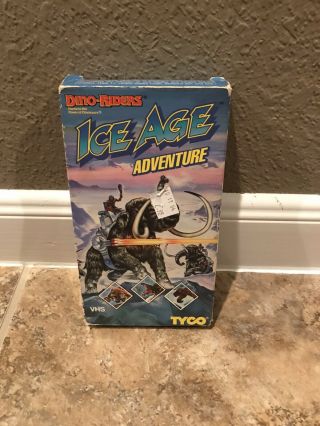 Vtg Dino - Riders: Vhs Ice Age Adventure Rare Tyco Animated Action Series 80’s