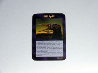 Illuminati World Order - Assassins Rare Card - Oil Spill - M/nm