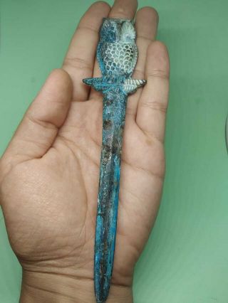 Extremely Ancient Brass Bronze Medieval Vintage Viking Worrior Sword Gladuis