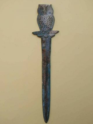 Extremely Ancient Brass Bronze Medieval Vintage Viking Worrior Sword Gladuis 2