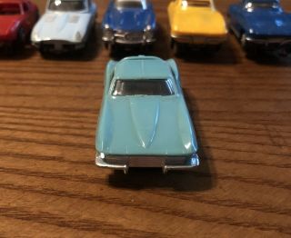 Htf Rare Vintage Eldon H.  O.  1964 Chevrolet Corvette Stingray In Lt.  Blue