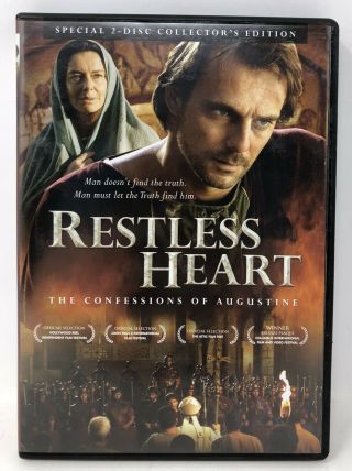 Restless Heart - The Confessions Of Augustine (dvd,  2010,  2 - Discs) Euc