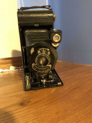 Rare Antique Kodak No.  2 Folding Autographic Brownie Film Camera A - 120 Vintage 2