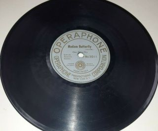 Operaphone 2011 Rare 8 " 78rpm Record Gertrude Rennyson Puccini / Wagner Pre - War