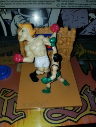 Nintendo Rare Collectible Punch Out Glass Joe Punch - Out Action Figure Trophy