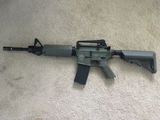 Very Rare G&p Airsoft M4 Aeg Semi And Fully Auto Metal Gearbox $300