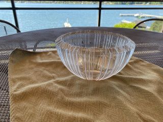 Rare Tiffany & Co.  Crystal Rimmed Bowl 8.  5 Diameter Conditiont